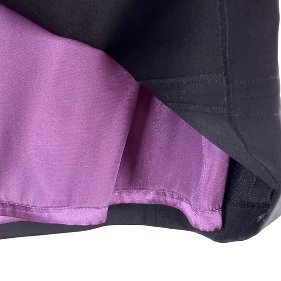 Milly of New York Black Mini Skirt 6 Gold Chain Y2K - Picture 6 of 16